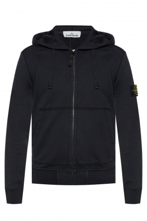 Logo-patched hooded sweatshirt, zdjęcie 1 Logo-patched hooded sweatshirt od Stone Island
